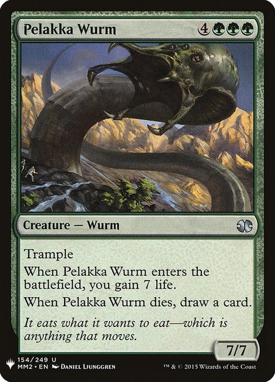 Pelakka Wurm (154) (The List Reprints)