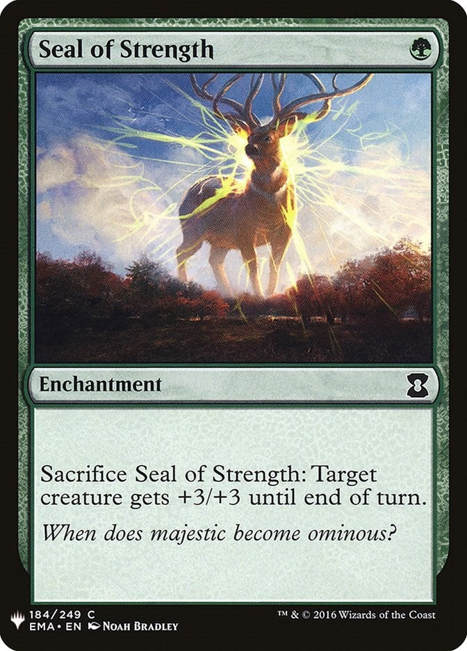Seal of Strength (184) (The List Reprints)