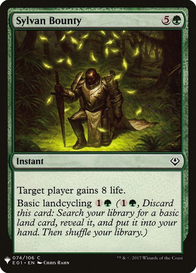 Sylvan Bounty (74) (The List Reprints)