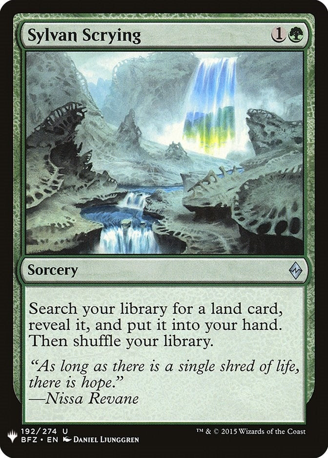 Sylvan Scrying (192) (The List Reprints)