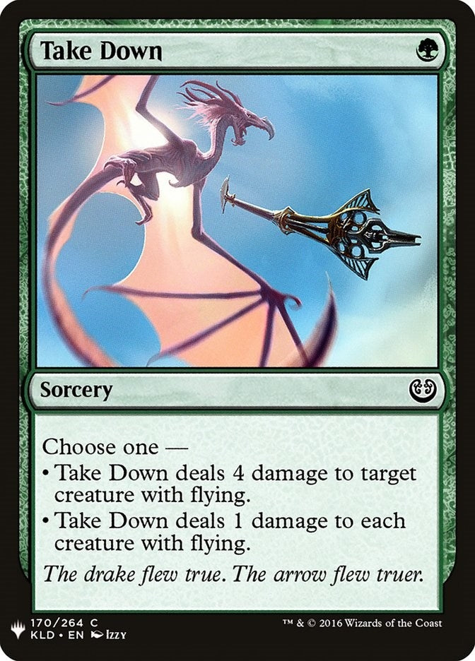 Take Down (170) (The List Reprints)