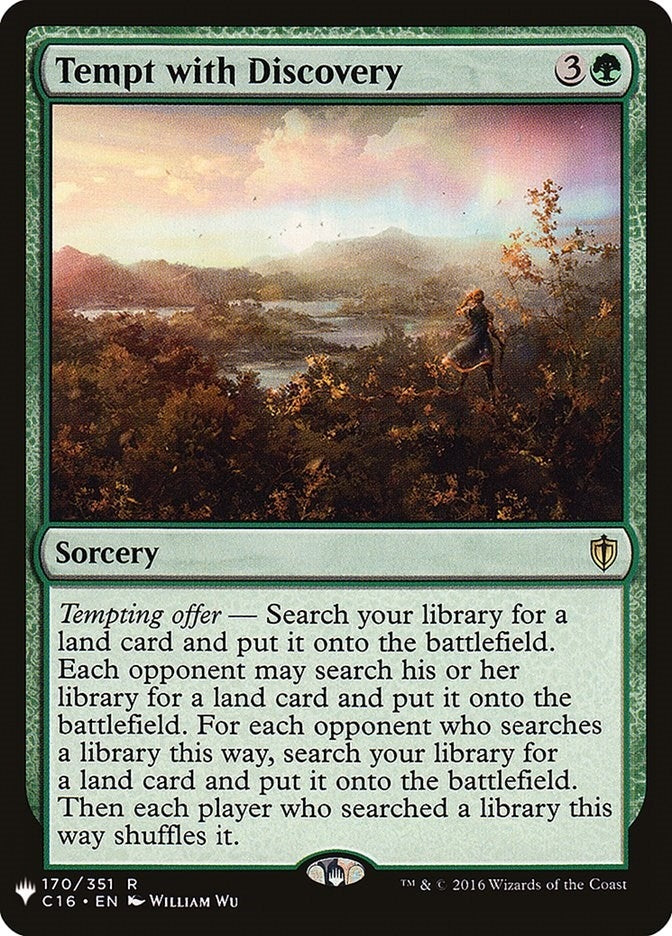 Tempt with Discovery (170) (The List Reprints)