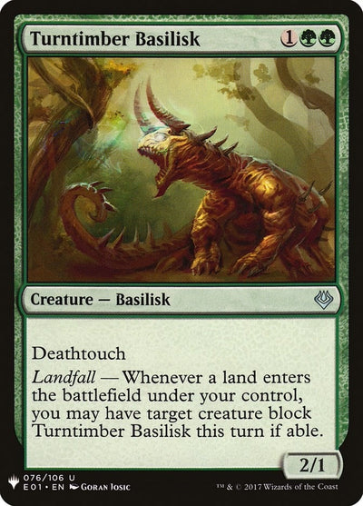 Turntimber Basilisk (76) (The List Reprints)