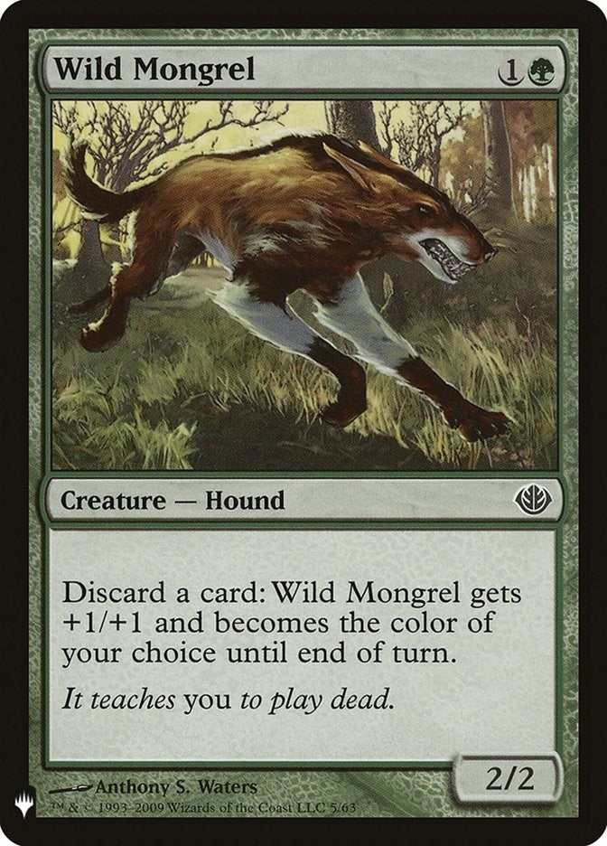 Image for Wild Mongrel (5) - Magic: The Gathering