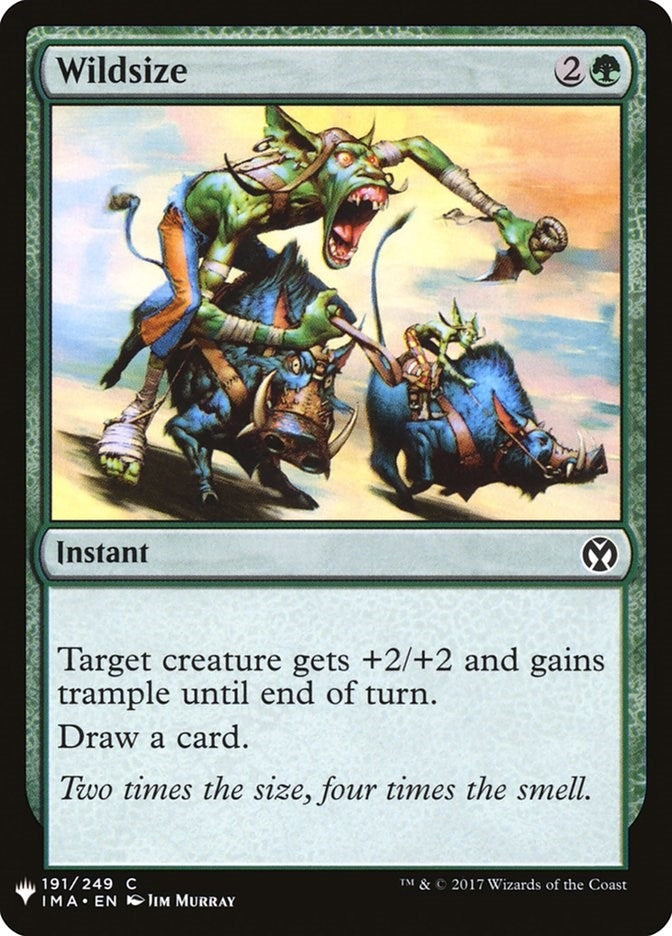 Wildsize (191) (The List Reprints)