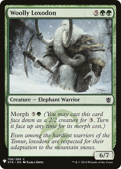 Woolly Loxodon (158) (The List Reprints)