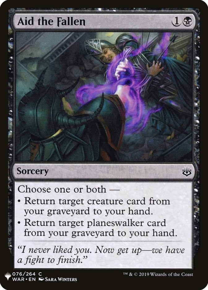 Aid the Fallen (76) (The List Reprints)