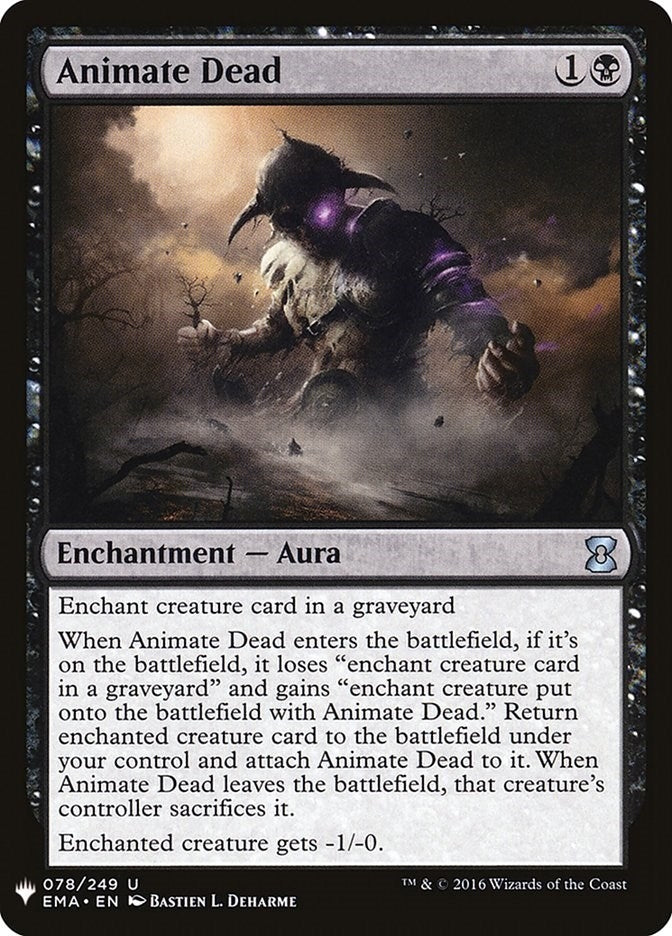 Animate Dead (78) (The List Reprints)
