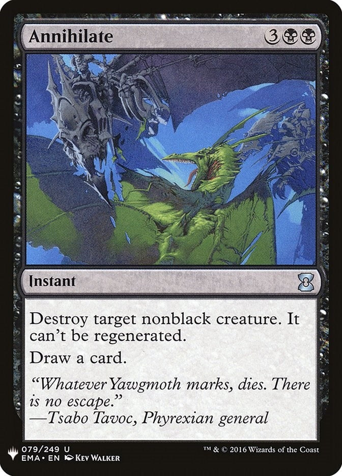 Annihilate (79) (The List Reprints)