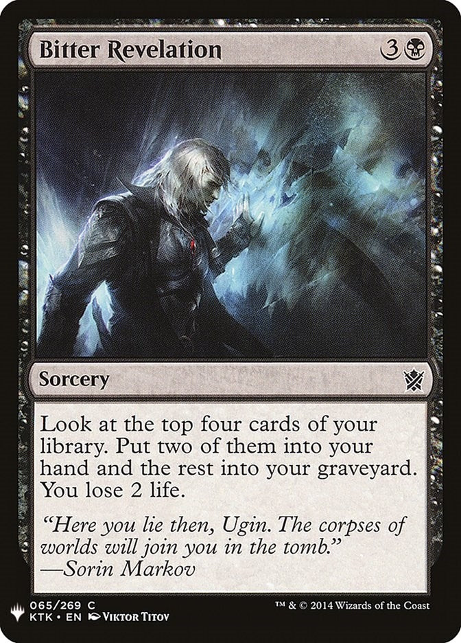 Bitter Revelation (65) (The List Reprints)