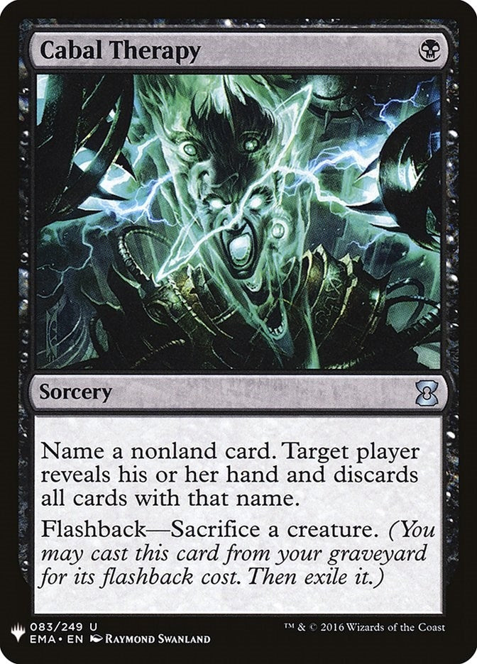 Cabal Therapy (83) (The List Reprints)