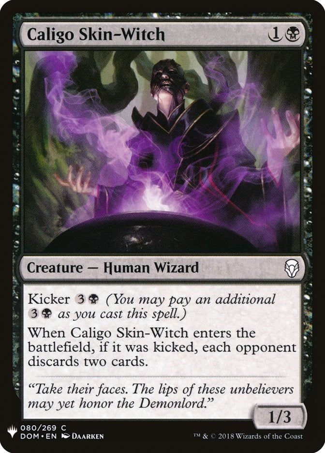 Caligo Skin-Witch (80) (The List Reprints)