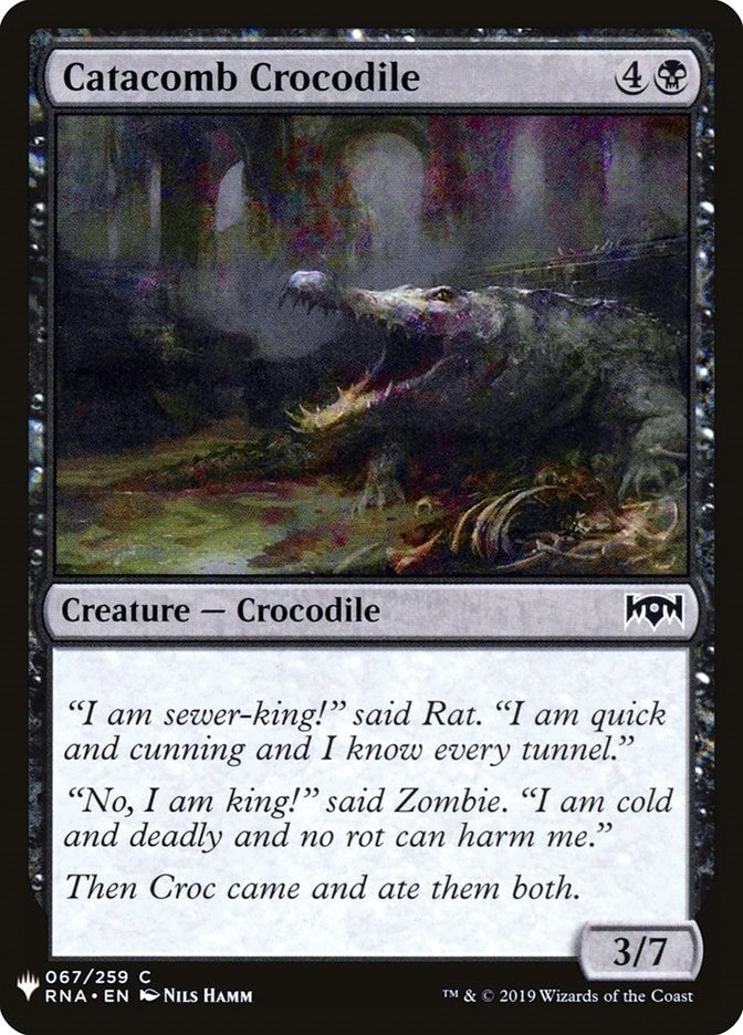 Catacomb Crocodile (67) (The List Reprints)