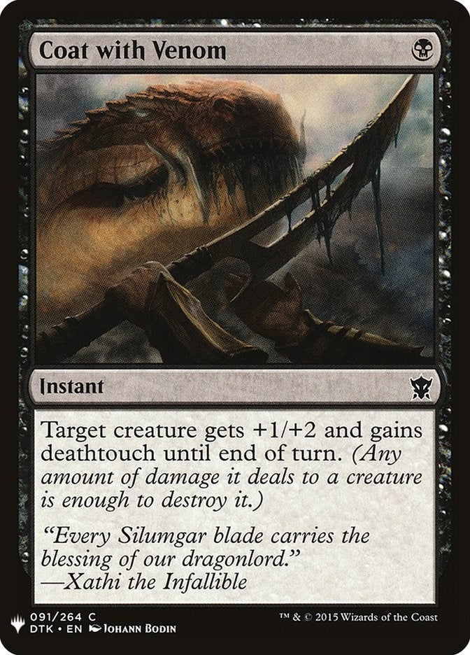 Coat with Venom (91) (The List Reprints)