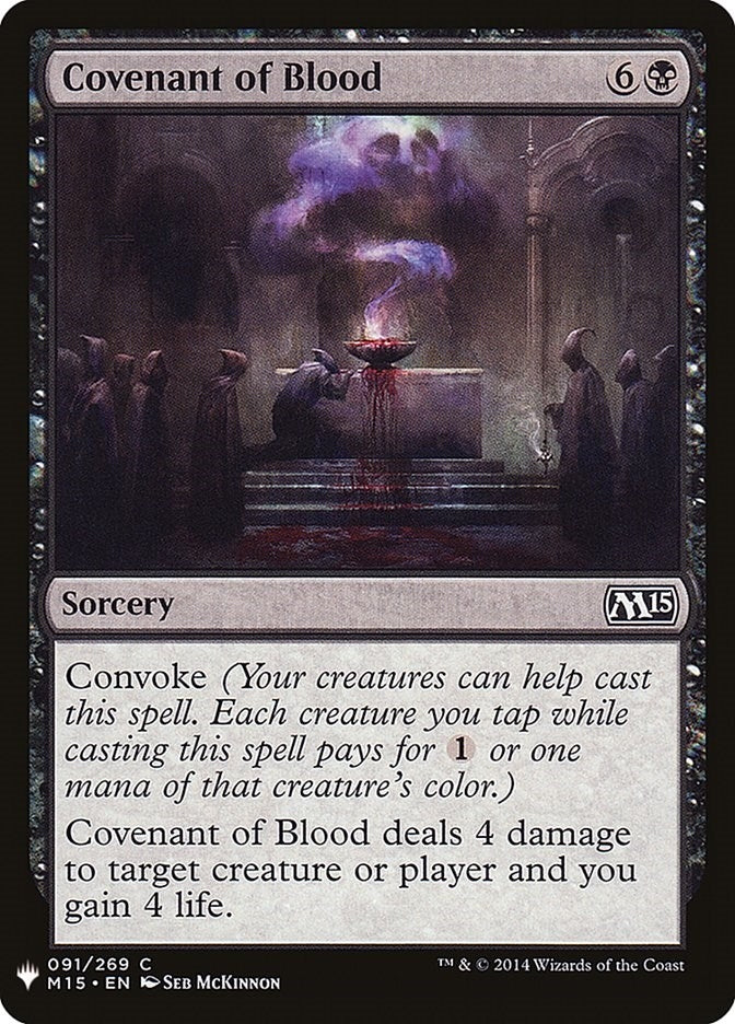 Covenant of Blood (91) (The List Reprints)