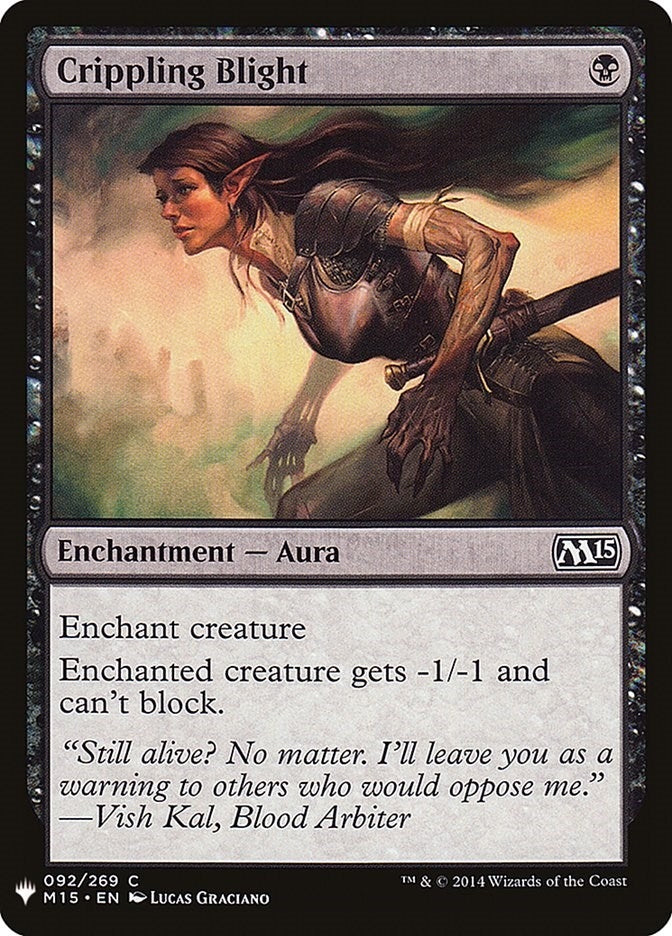 Crippling Blight (92) (The List Reprints)