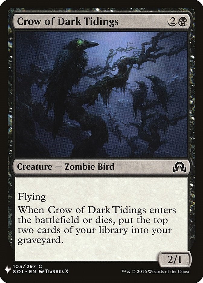 Crow of Dark Tidings (105) (The List Reprints)