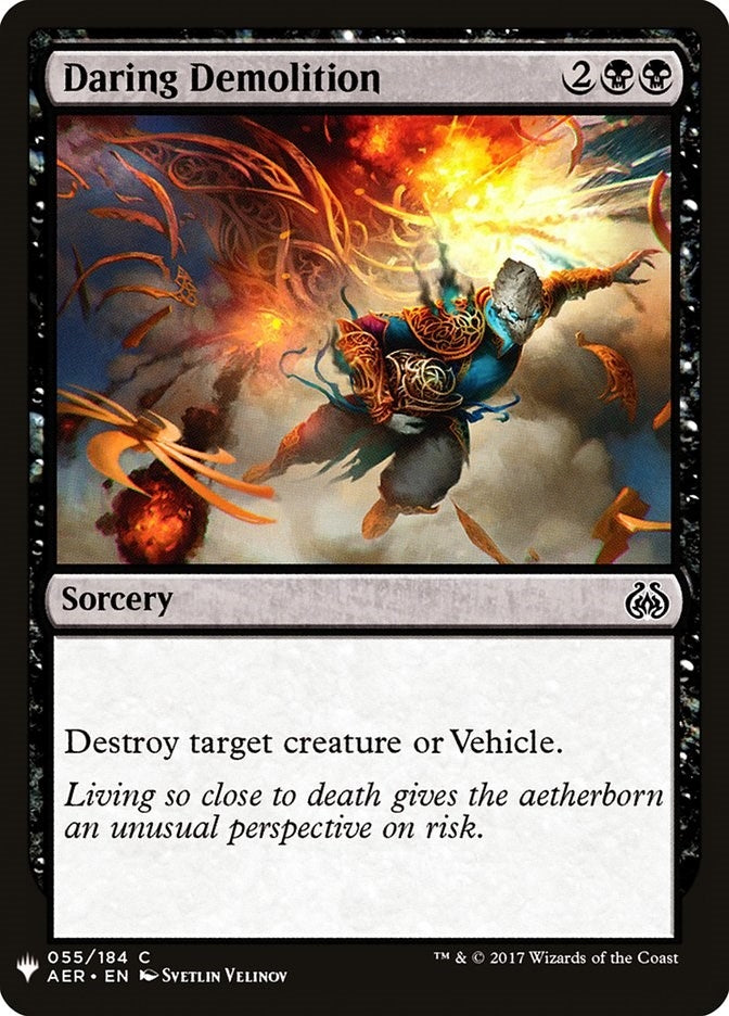Daring Demolition (55) (The List Reprints)