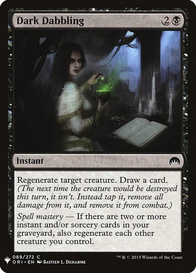 Dark Dabbling (89) (The List Reprints)