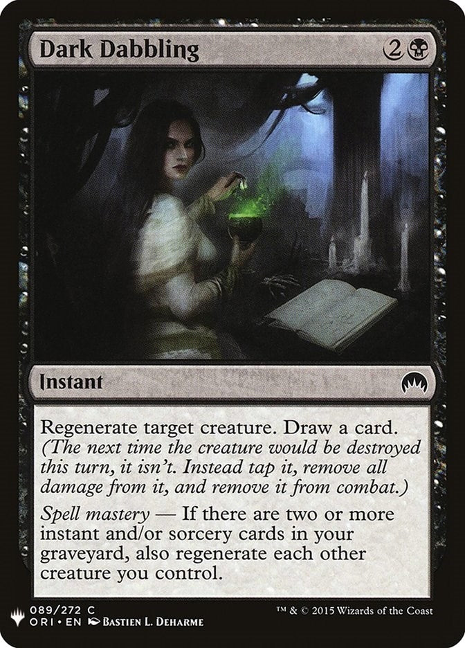Dark Dabbling (89) (The List Reprints)