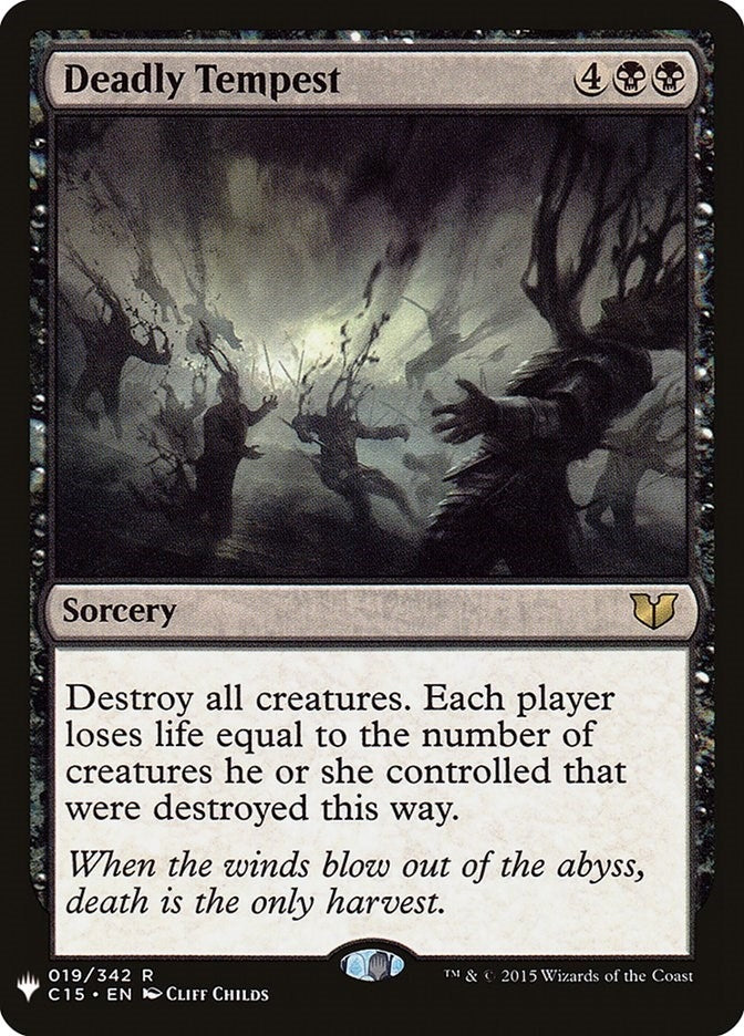 Deadly Tempest (019/342) (The List Reprints)