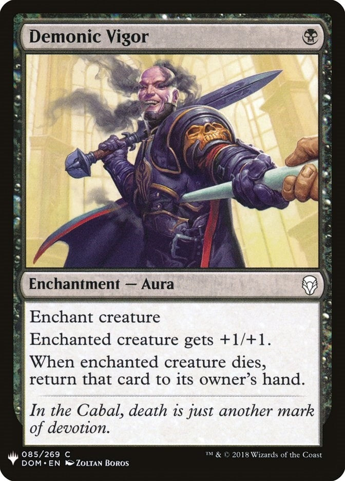 Demonic Vigor (85) (The List Reprints)