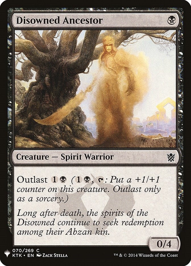 Disowned Ancestor (70) (The List Reprints)