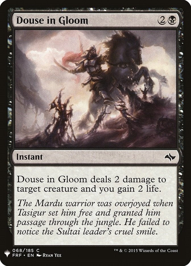 Douse in Gloom (68) (The List Reprints)