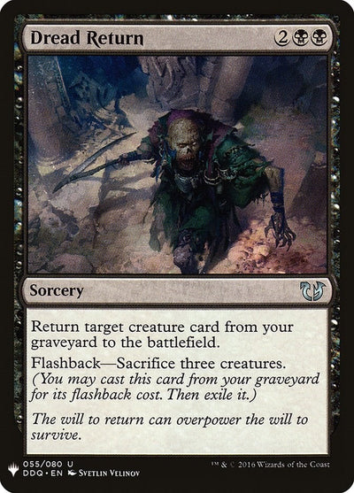 Dread Return (55) (The List Reprints)