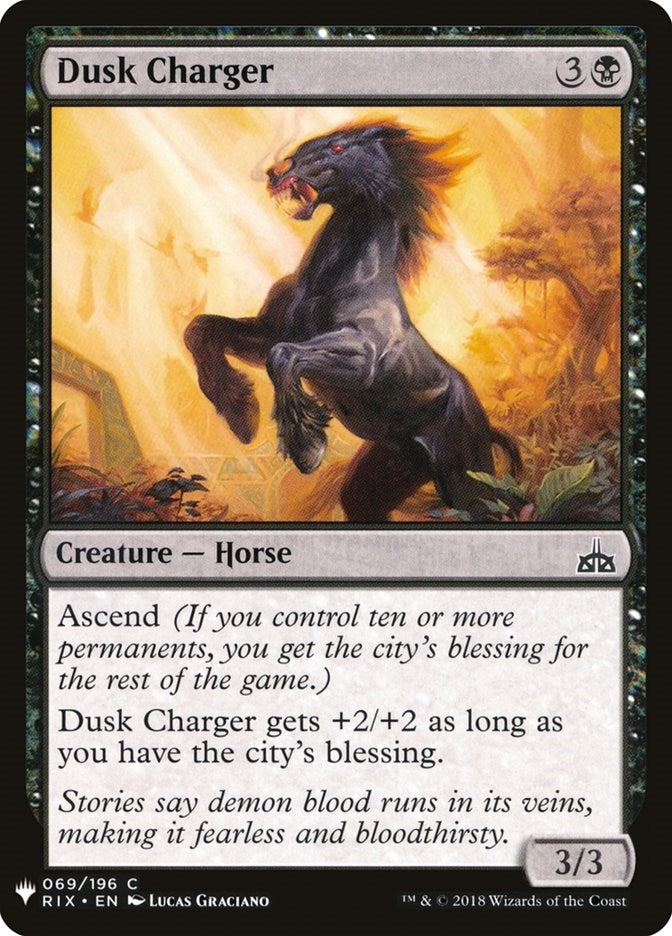 Dusk Charger (69) (The List Reprints)