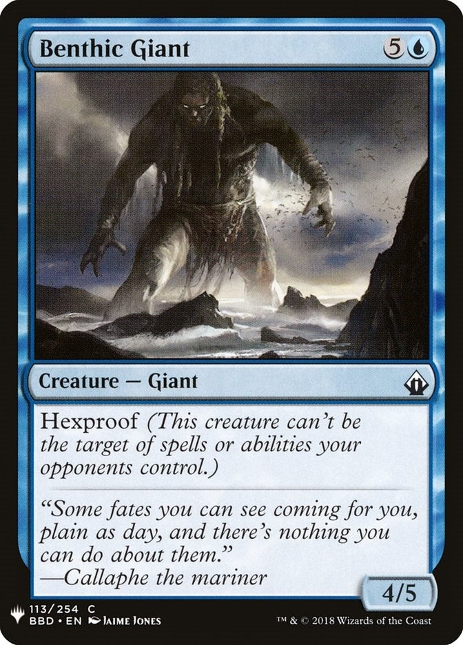 Benthic Giant (113) (The List Reprints)