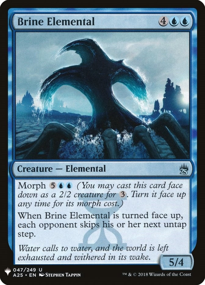 Brine Elemental (47) (The List Reprints)