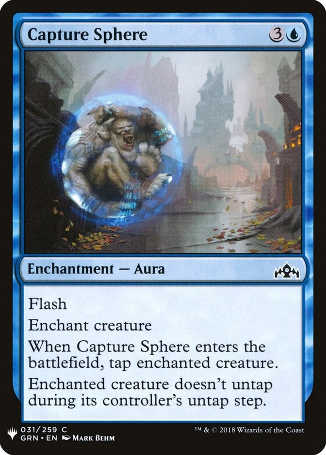 Capture Sphere (31) (The List Reprints)