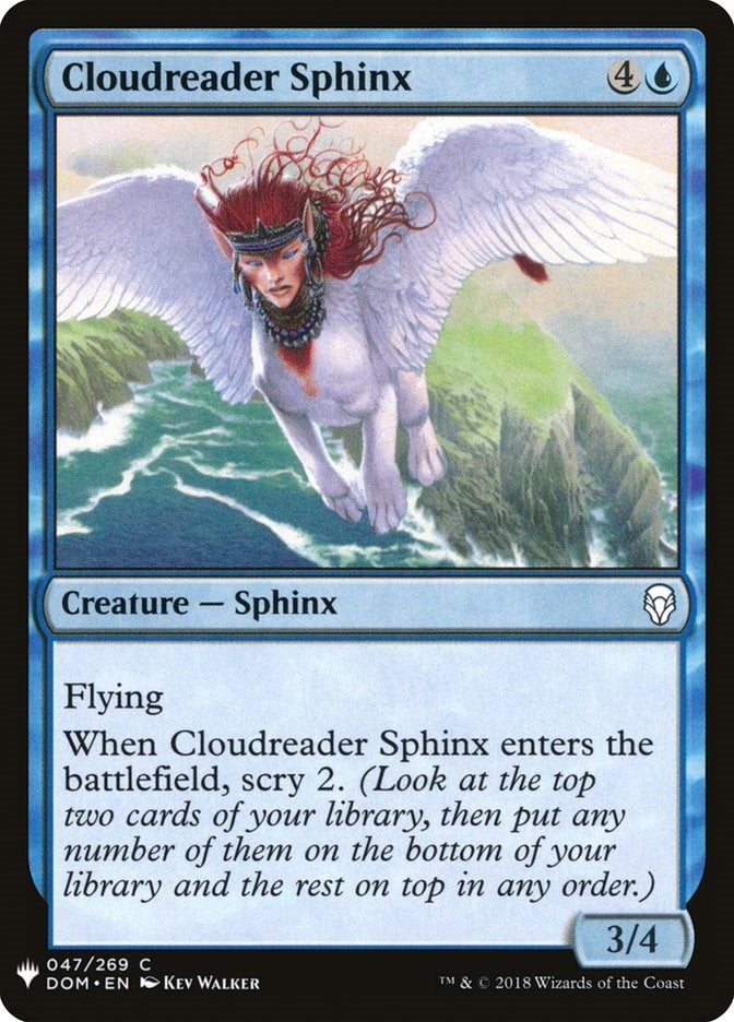 Cloudreader Sphinx (47) (The List Reprints)