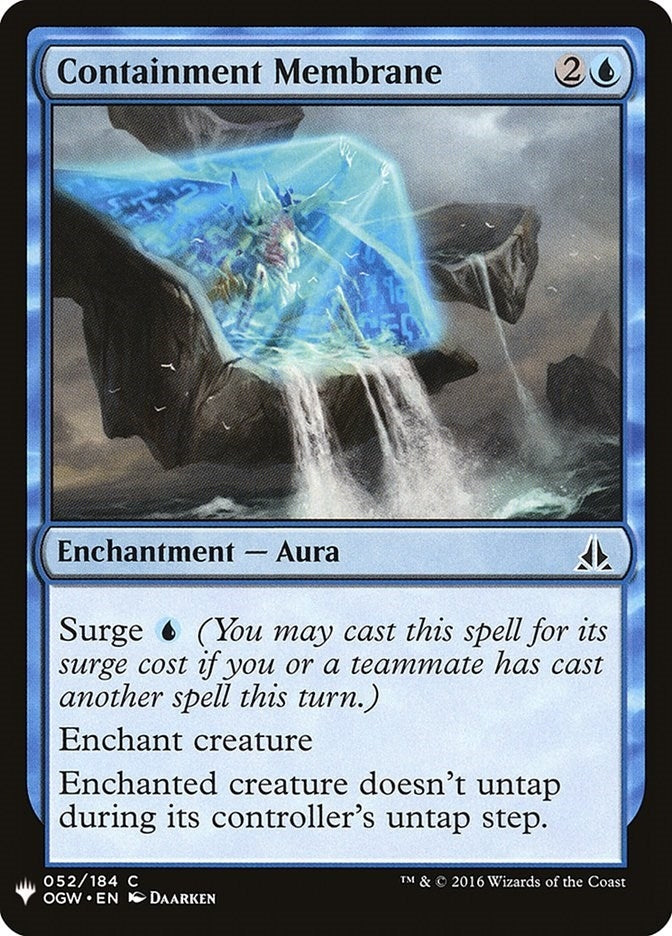 Containment Membrane (52) (The List Reprints)