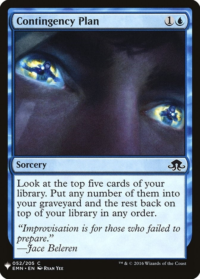 Contingency Plan (52) (The List Reprints)