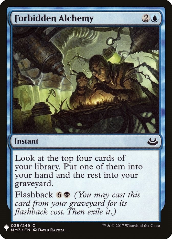 Forbidden Alchemy (38) (The List Reprints)