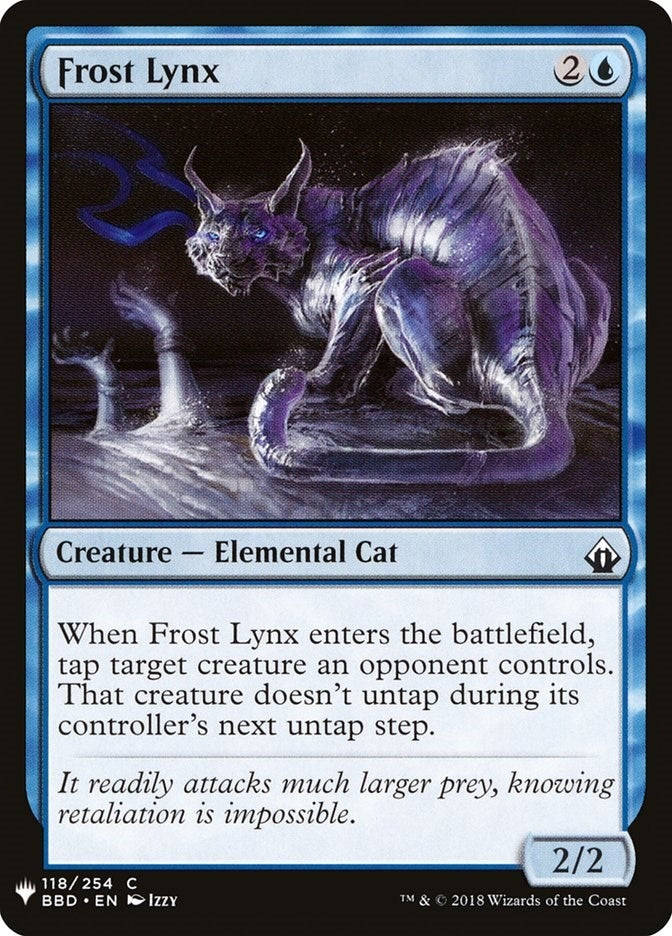 Frost Lynx (118) (The List Reprints)