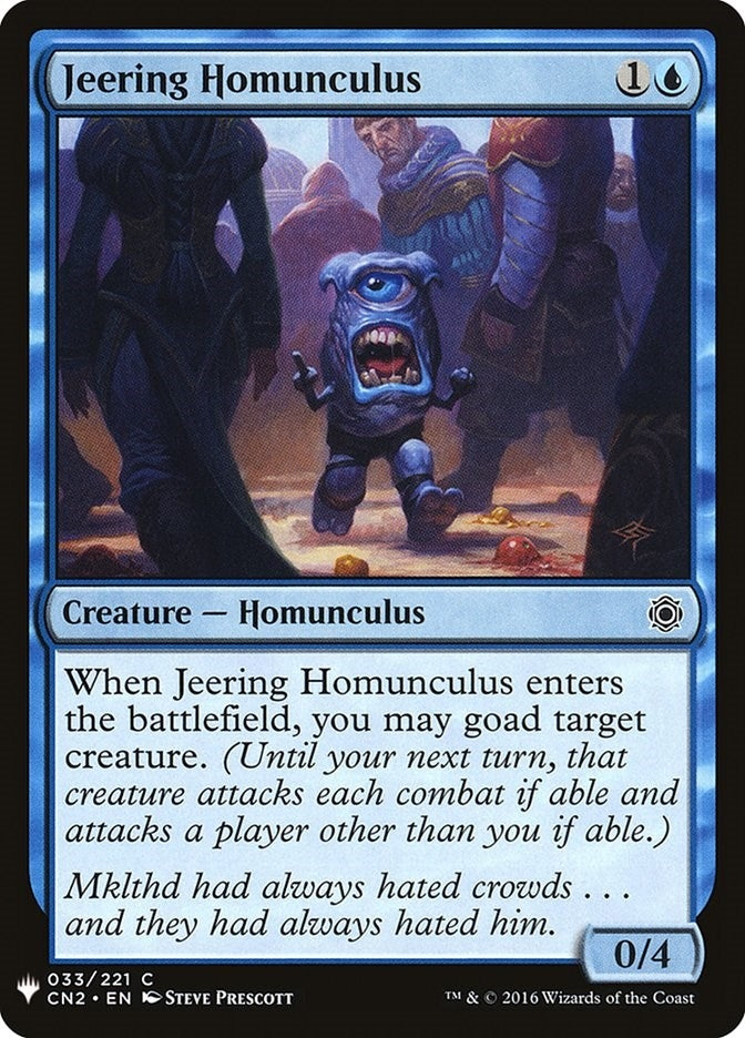 Jeering Homunculus (33) (The List Reprints)