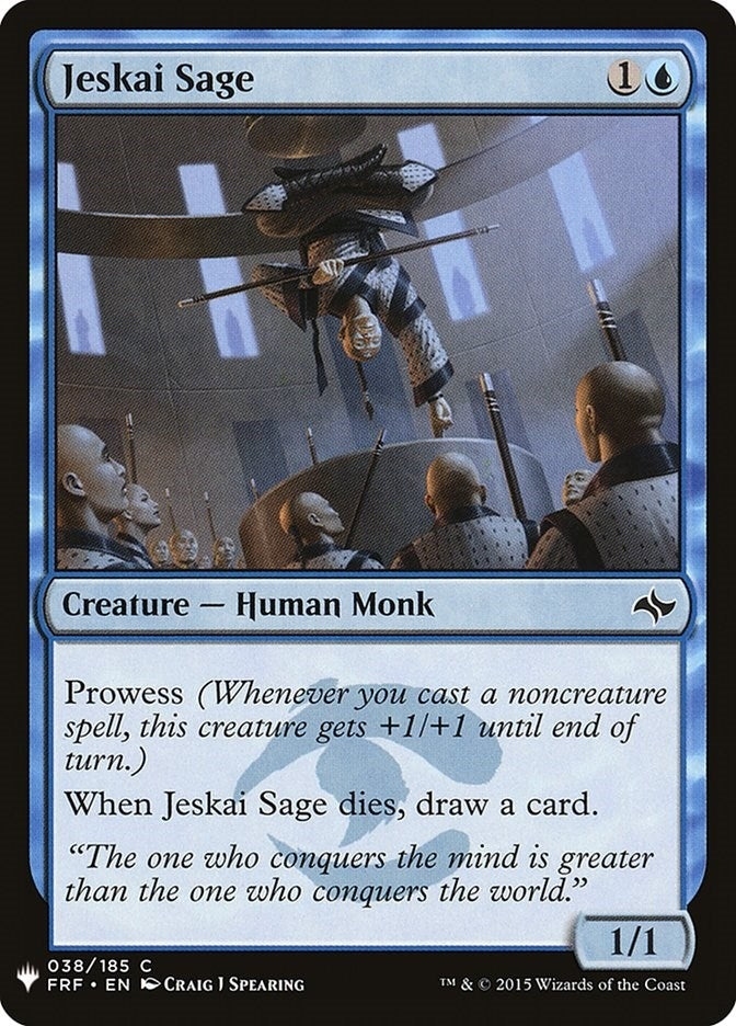 Jeskai Sage (38) (The List Reprints)
