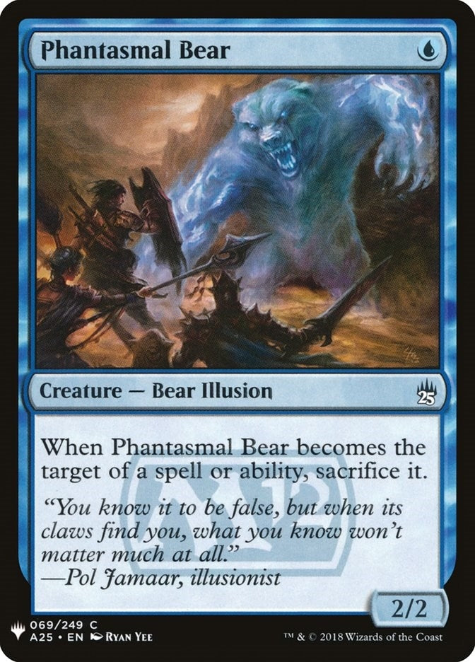 Phantasmal Bear (69) (The List Reprints)