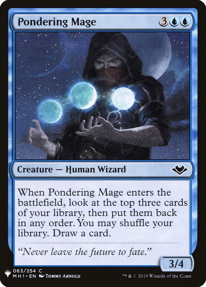 Pondering Mage (63) (The List Reprints)