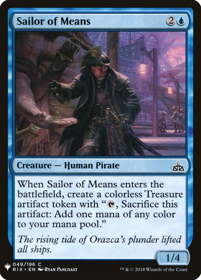 Sailor of Means (49) (The List Reprints)