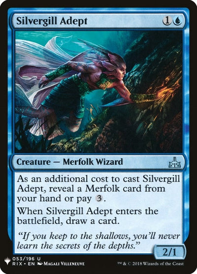 Silvergill Adept (53) (The List Reprints)
