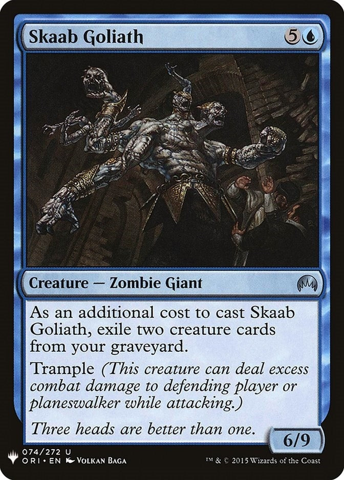 Skaab Goliath (74) (The List Reprints)