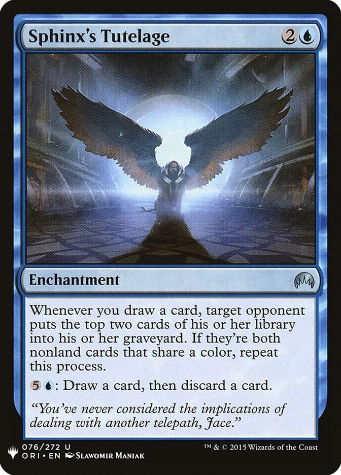 Sphinx's Tutelage (76) (The List Reprints)