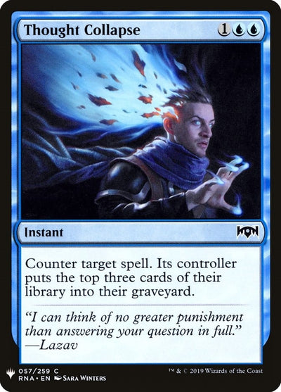 Thought Collapse (57) (The List Reprints)