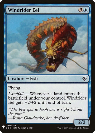 Windrider Eel (30) (The List Reprints)