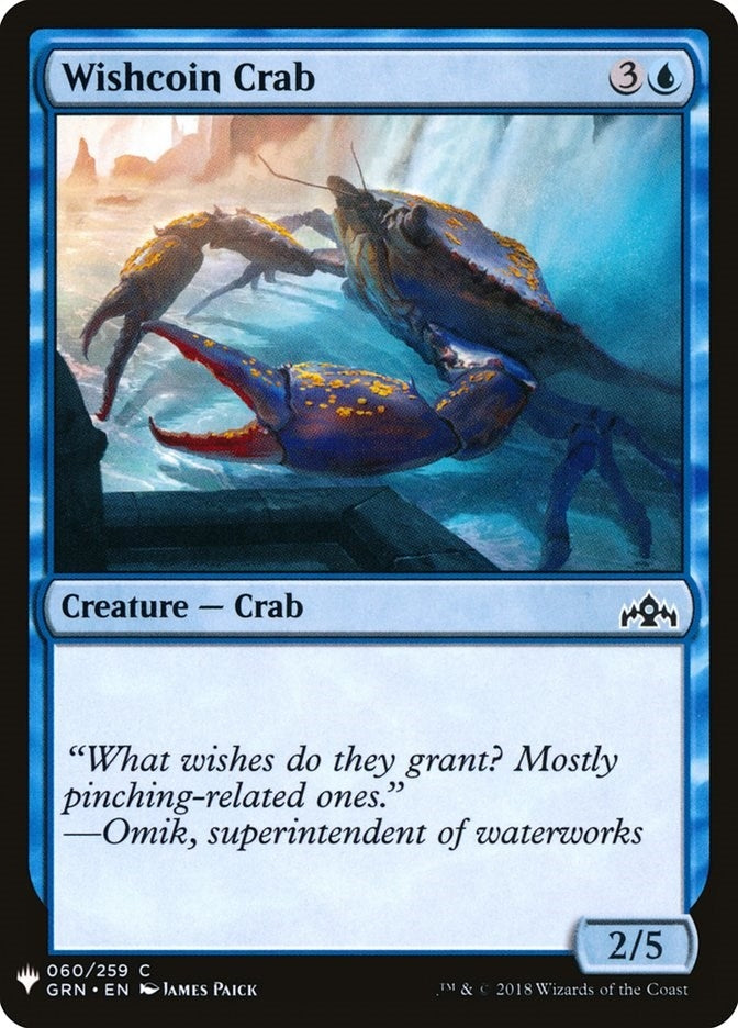 Image for Wishcoin Crab (60) - Magic: The Gathering
