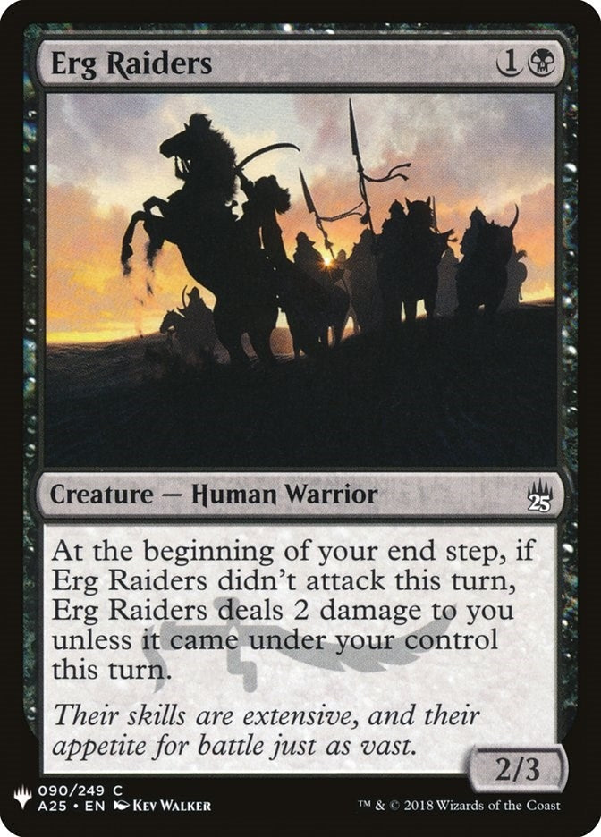 Erg Raiders (90) (The List Reprints)